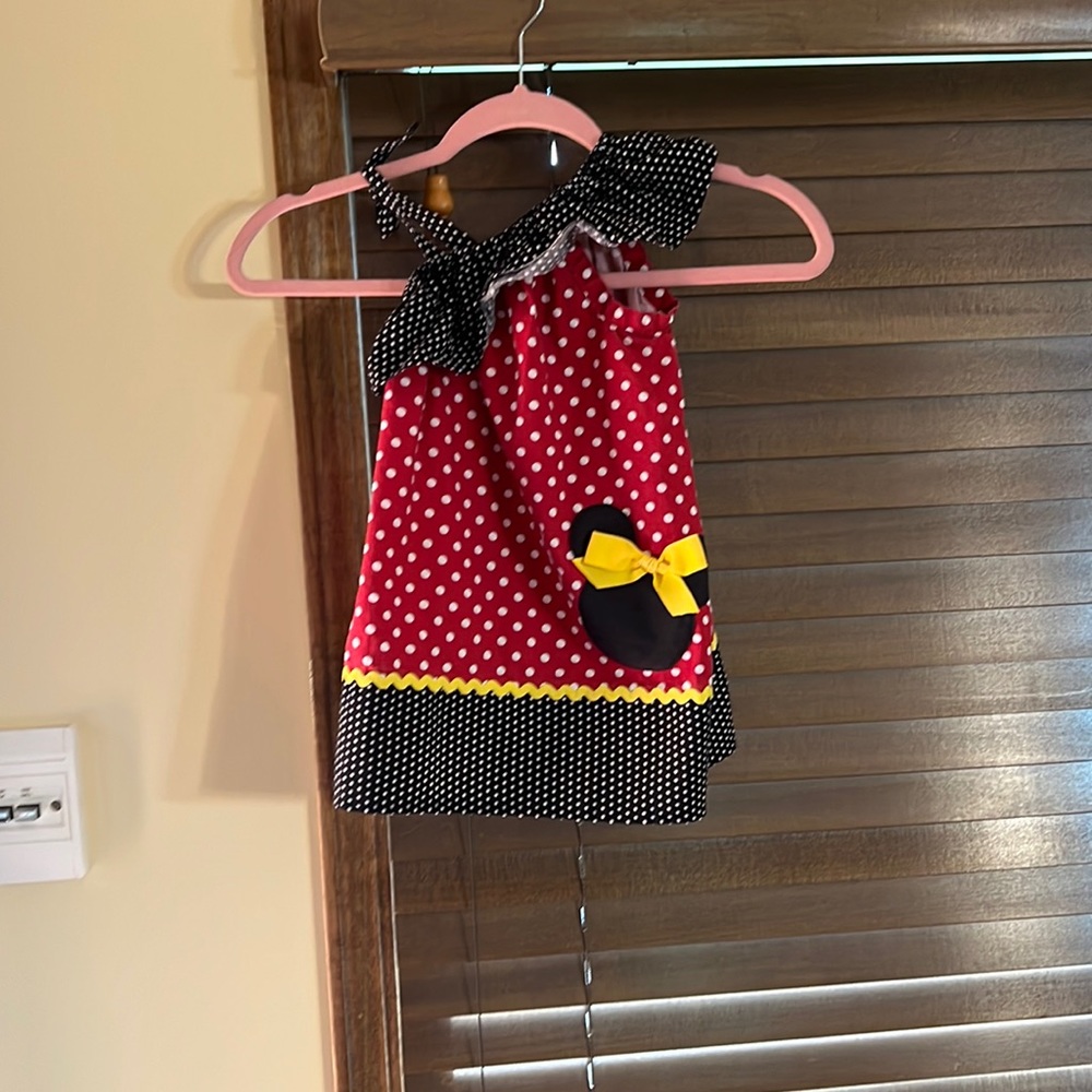 Minnie Mouse one shoulder dress